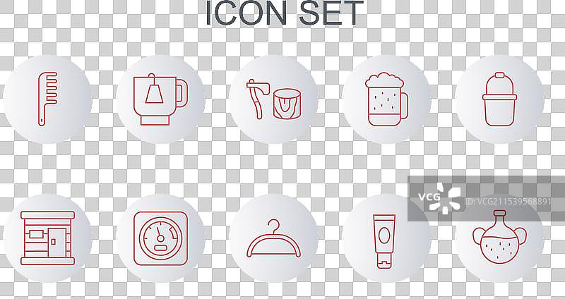 木质桑拿中的精油瓶图片素材