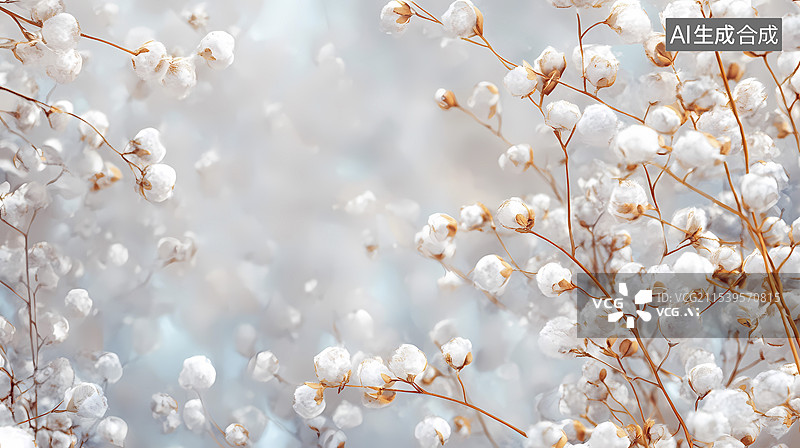 【AI数字艺术】数码科技棉花纹理海报背景图片素材