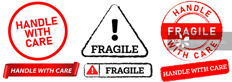 小心轻放，易碎物品，谨慎运输图片素材