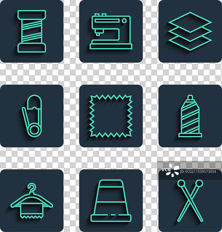 缝纫用线挂架衣柜塞子图片素材