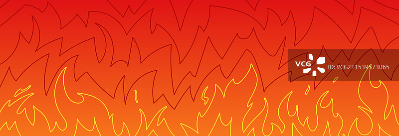 红色火焰效果的火焰轮廓背景图片素材