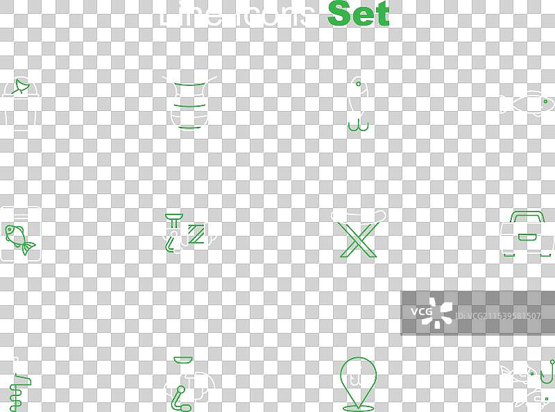 用鱼轮设置钓鱼钩图片素材