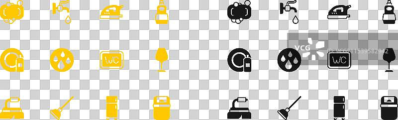 洗洁精瓶和橡胶搅拌器图片素材