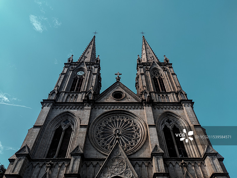 哥特式教堂图片素材