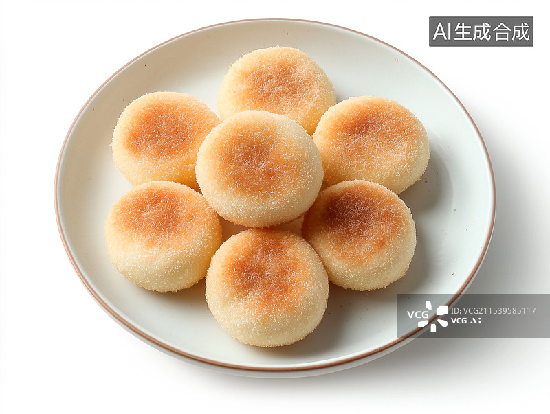 【AI数字艺术】绿豆饼新春元素年夜饭中国美食小吃图片素材