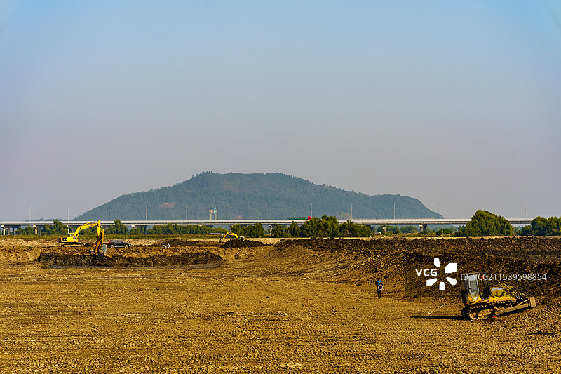 赤溪镇生蚝场，蟹塘图片素材