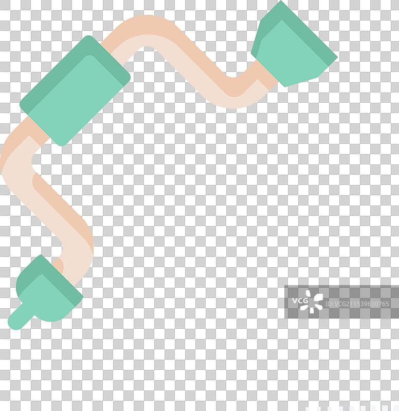 与木工相关的手钻图标，扁平风格图片素材