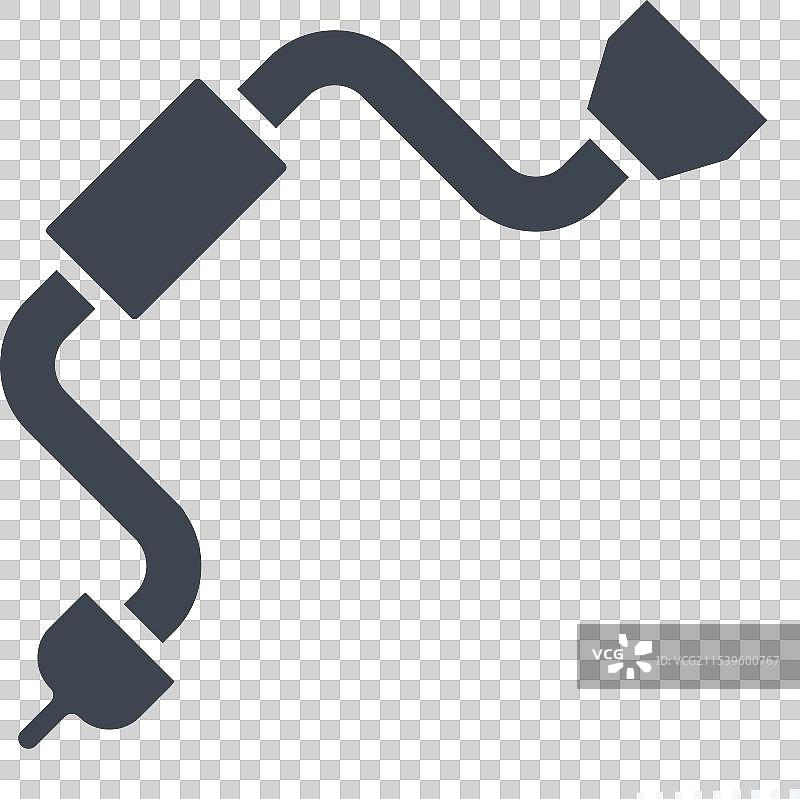 与木工相关的手钻图标符号图形图片素材