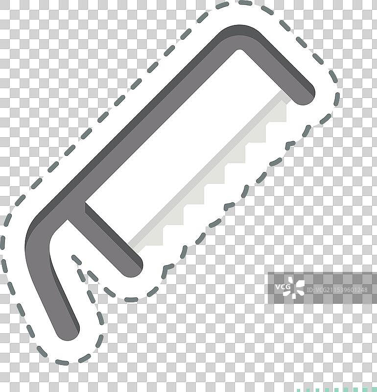 与木工相关的锯条贴纸线切割技巧图片素材