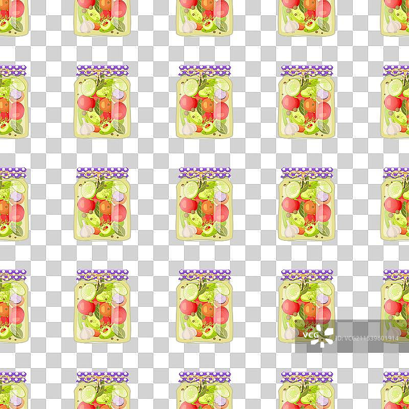 自制食品的罐装、保存和密封图片素材