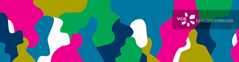 抽象的人群图片素材