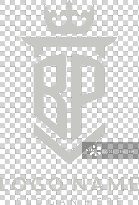 初始的BP盾牌和皇冠标志风格图片素材