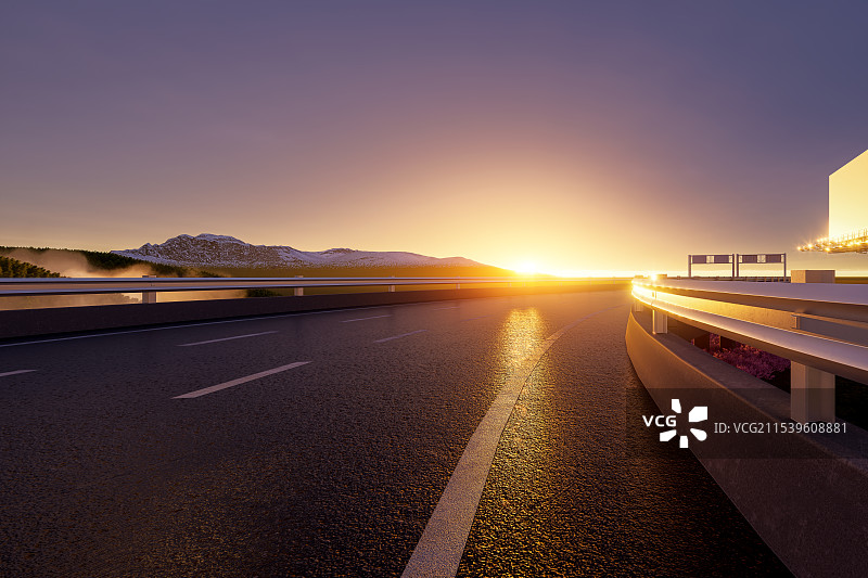 户外自然风光道路图片素材