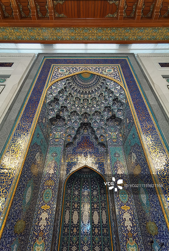 阿曼马斯喀特苏丹卡布斯大清真寺图片素材