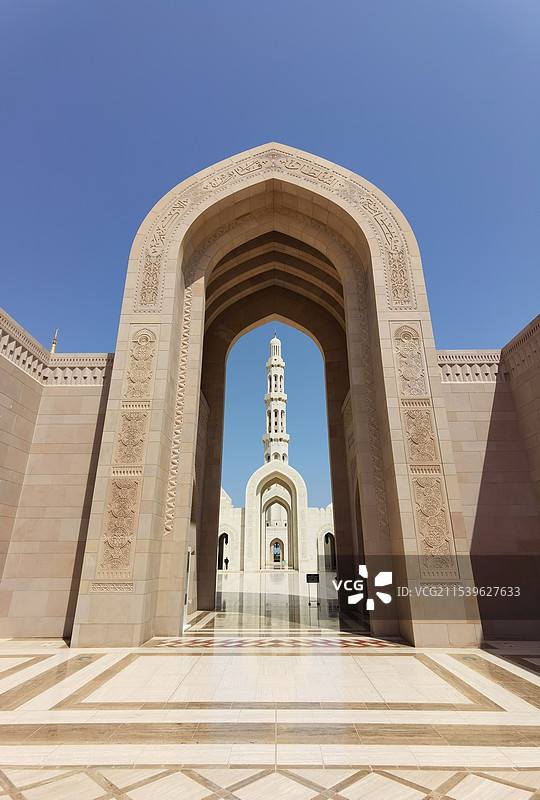 阿曼马斯喀特苏丹卡布斯大清真寺图片素材