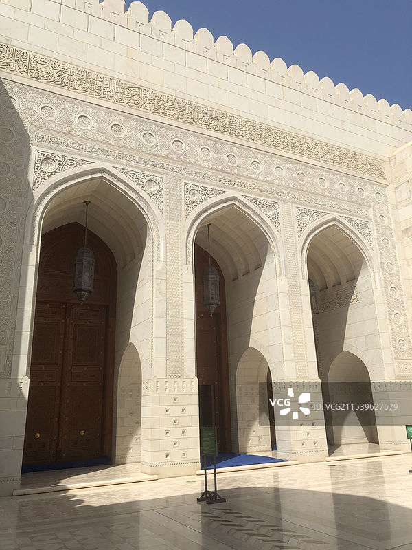 阿曼马斯喀特苏丹卡布斯大清真寺图片素材