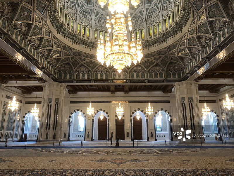 阿曼马斯喀特苏丹卡布斯大清真寺图片素材