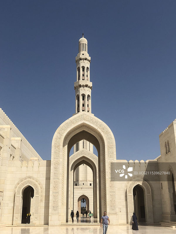 阿曼马斯喀特苏丹卡布斯大清真寺图片素材