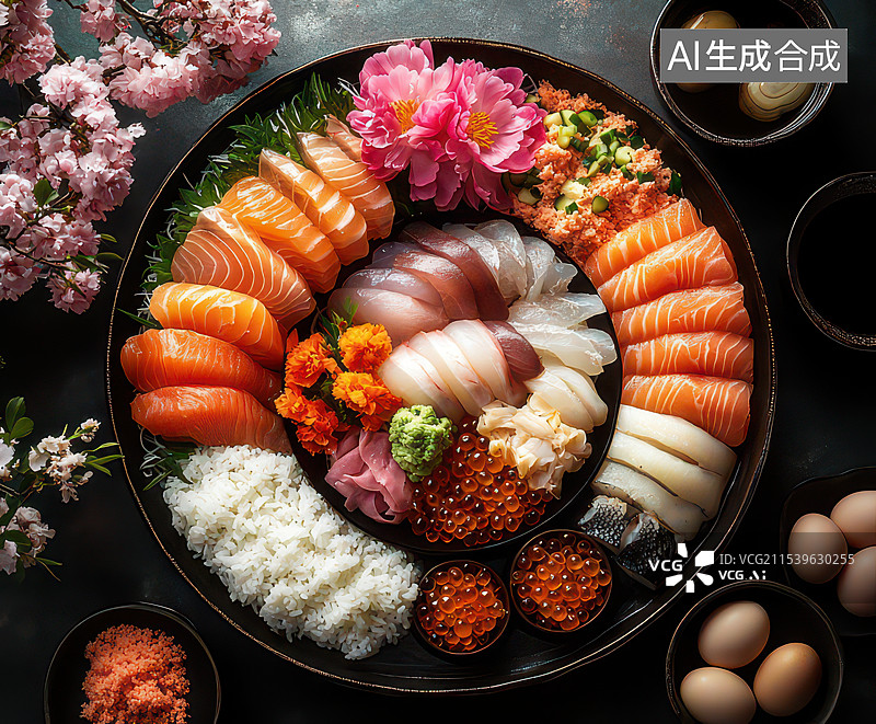 【AI数字艺术】寿司日本寿司图片素材