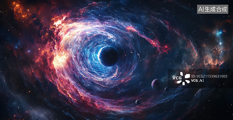 【AI数字艺术】太空宇宙恒星风暴图片素材