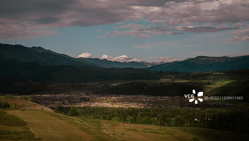 禾木新村图片素材