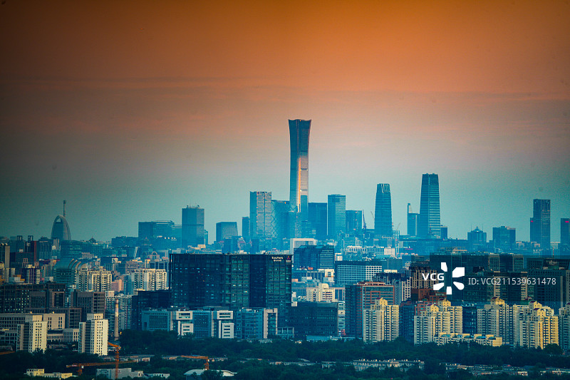 秋天北京中关村，西二旗图片素材