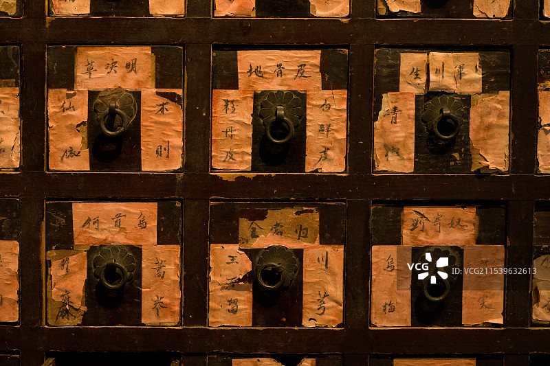 传统中药柜图片素材