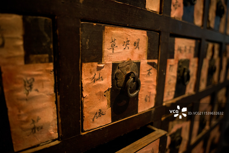 传统中药柜图片素材