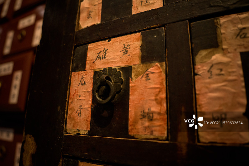 传统中药柜图片素材