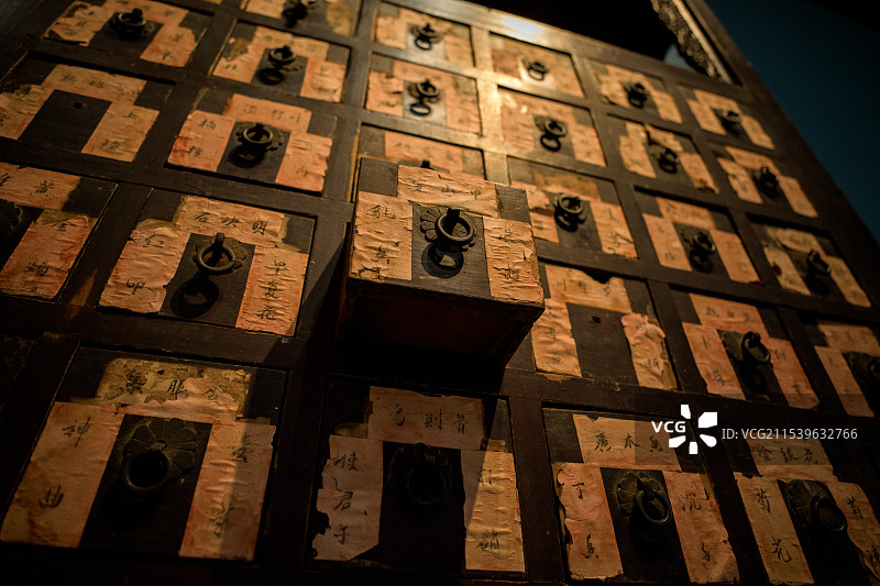 传统中药柜图片素材