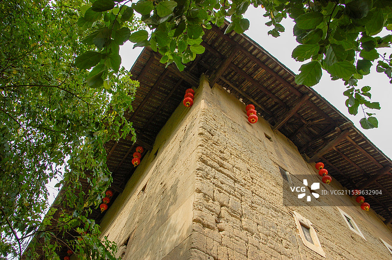 福建南靖土楼群图片素材