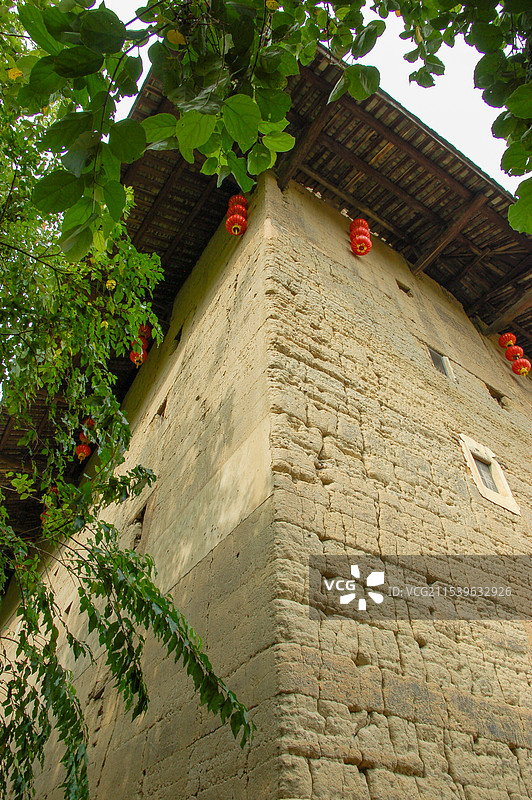 福建南靖土楼群图片素材