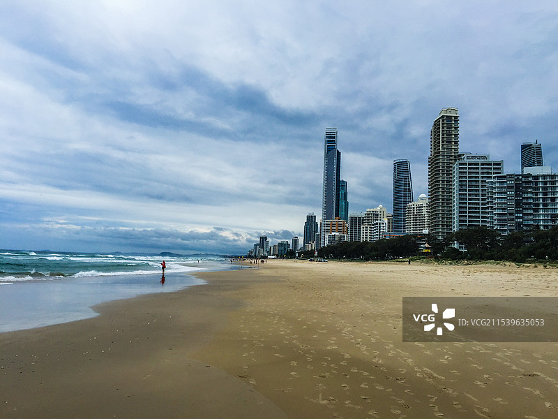 澳大利亚 黄金海岸 城市天际线图片素材