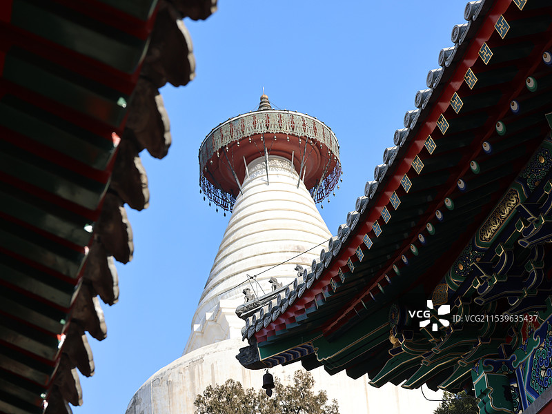 北京白塔寺图片素材