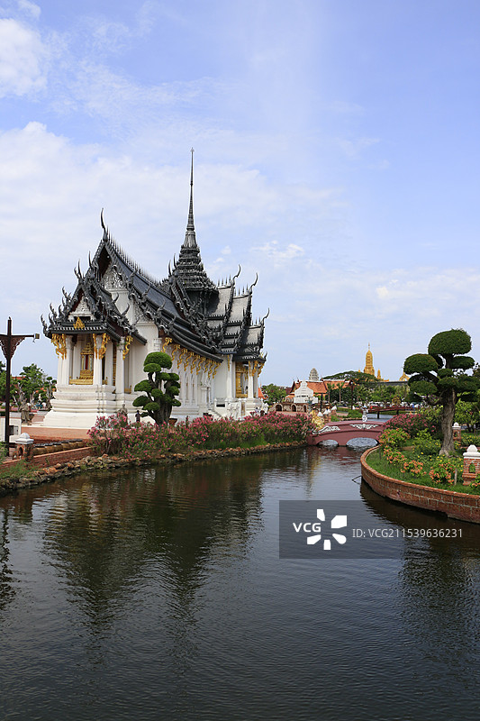 泰国印象-北榄府暹罗古城七十二府图片素材