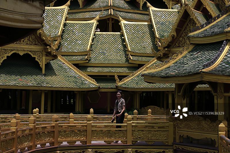 泰国印象-北榄府暹罗古城七十二府图片素材