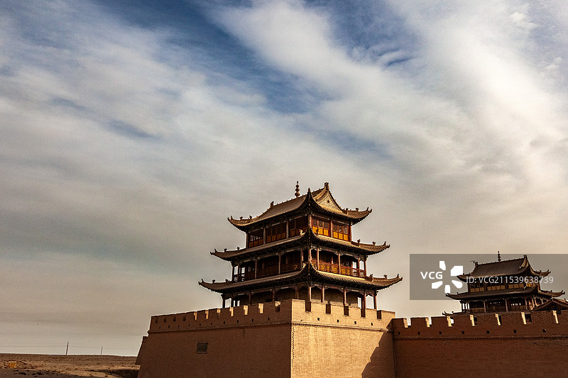 嘉峪关关楼图片素材