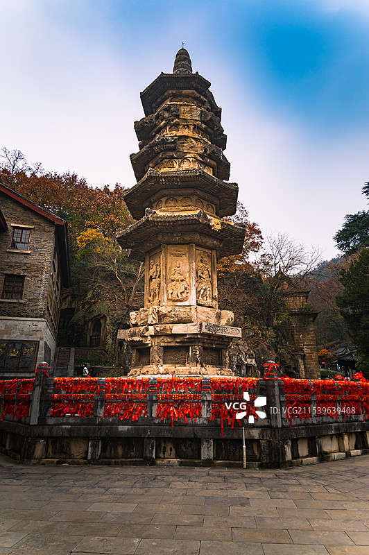 南京栖霞山风景图片素材