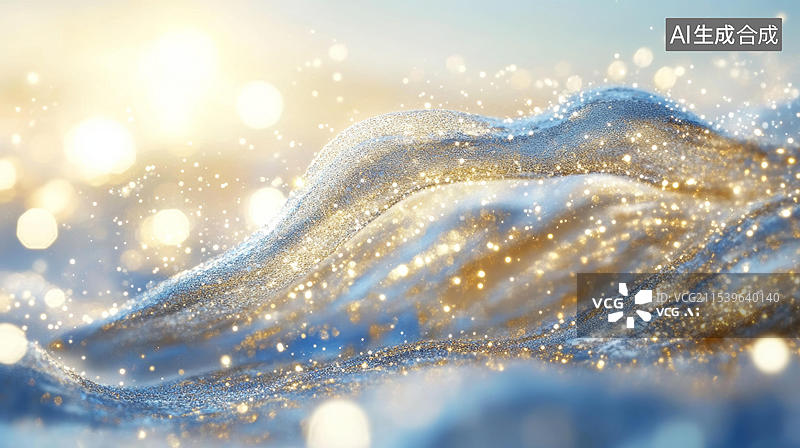 【AI数字艺术】抽象闪耀光点纹理背景图图片素材