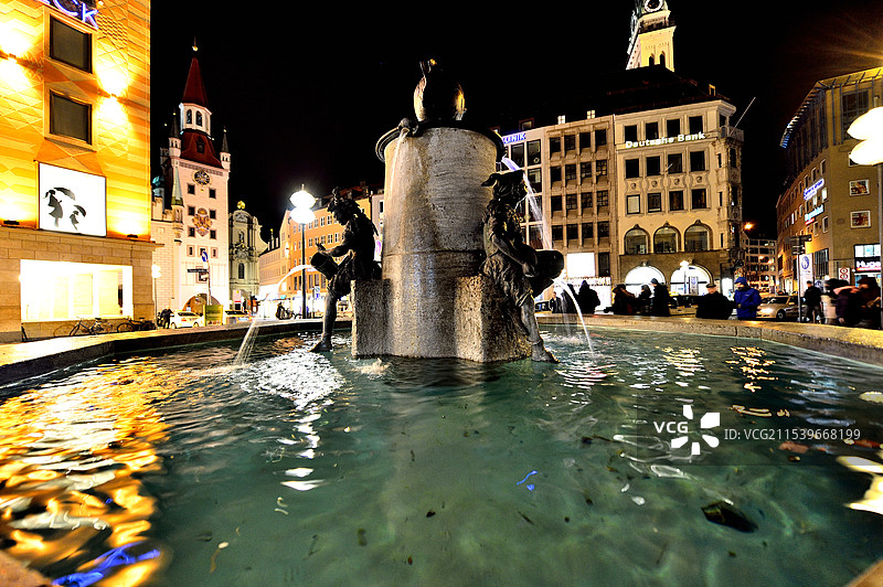 德国科隆夜景图片素材