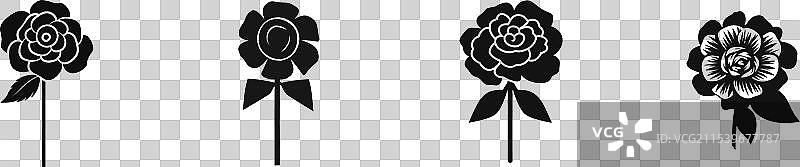 现代绅士的胸花图片素材