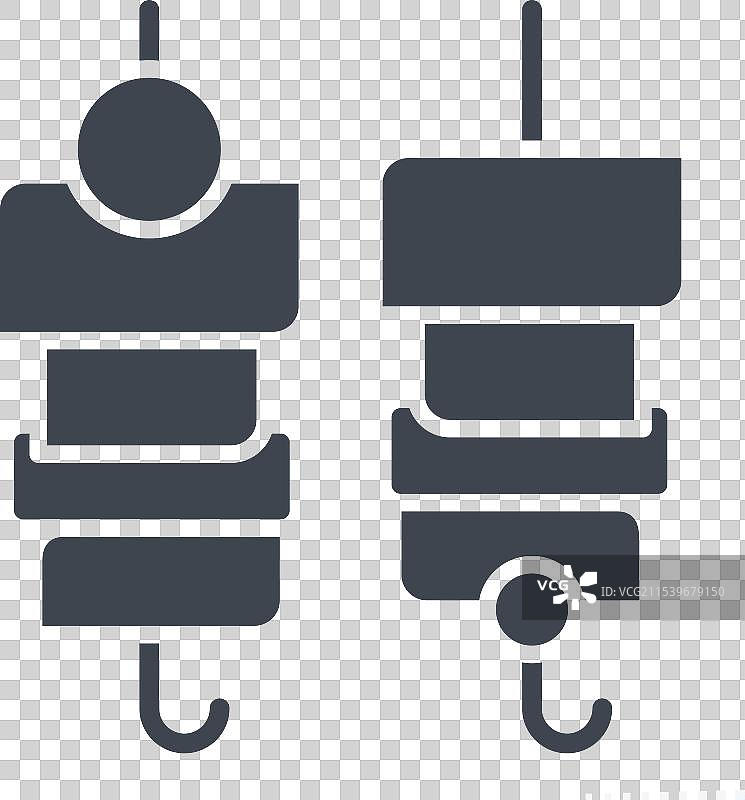 与俄罗斯相关的烤肉图标符号图片素材