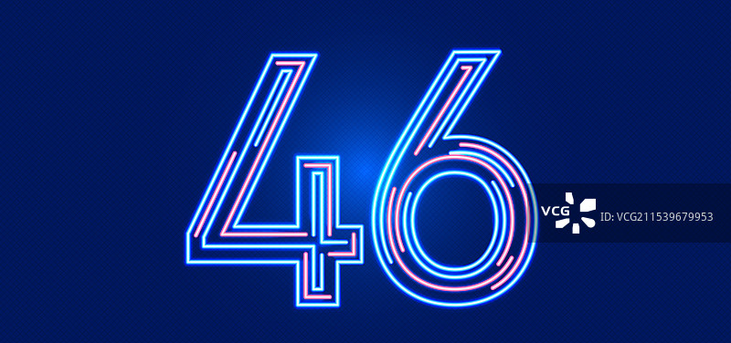 科技霓虹发光数字图片素材