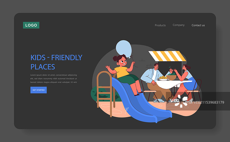 儿童友好的场所概念图片素材