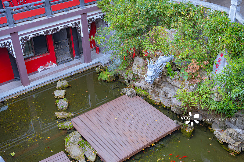 重庆市奉节县白帝城瞿塘峡景区 白龙献瑞图片素材