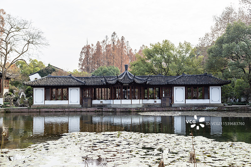 杭州西湖 曲院风荷 郭庄图片素材