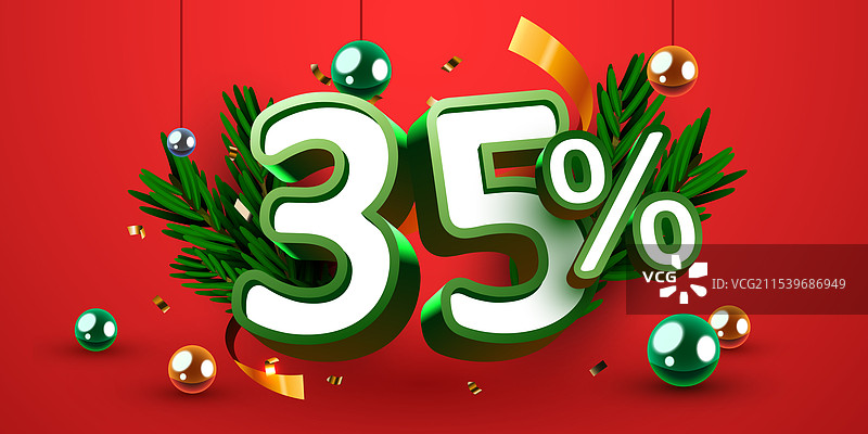 35%折扣创意构图图片素材