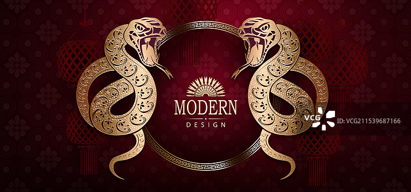 2025年快乐的中国新年纹理贺卡图片素材