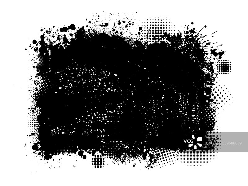 飞溅的油漆纹理背景与斑点图片素材