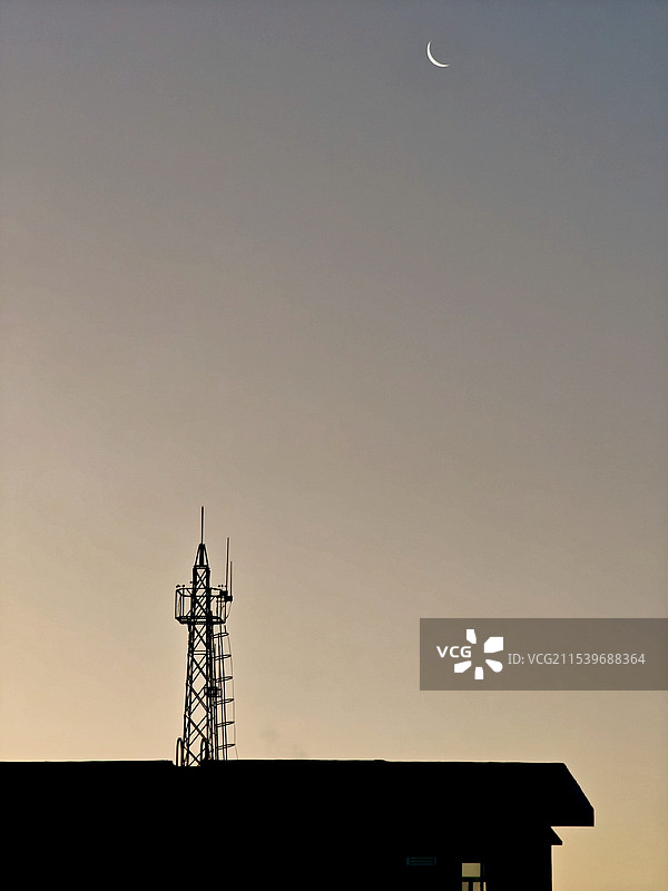 小站的清晨图片素材